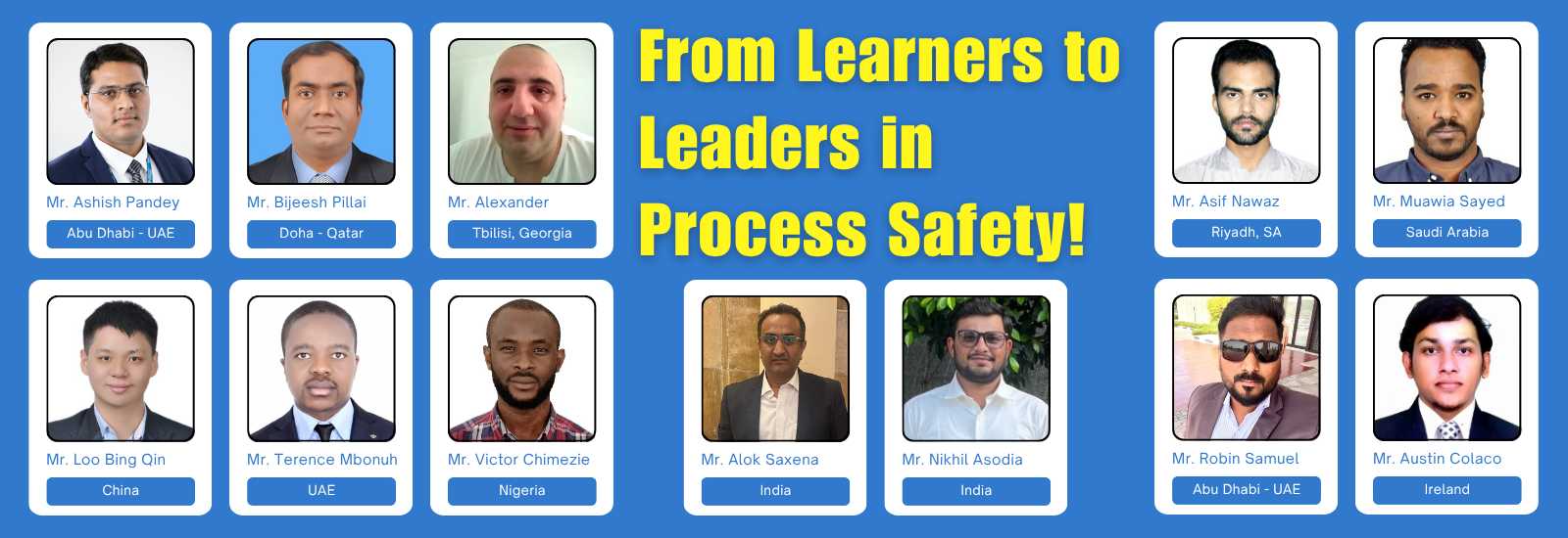 NEBOSH PSM Certified Learners – Global Safety Leaders from 3S Life Safe Akademie